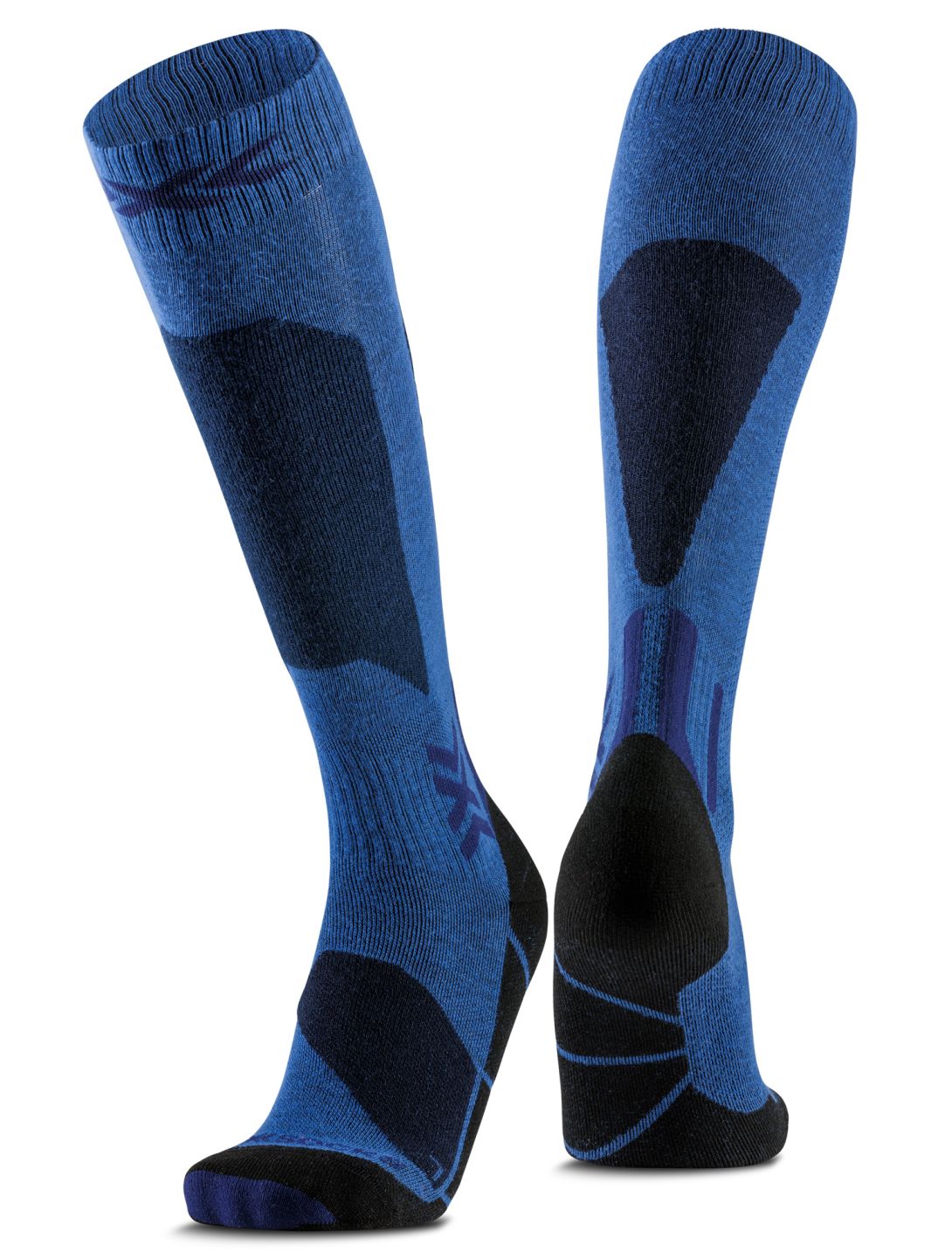 X-Socks, Ski Discover Otc compression socks men Blue Blossom / Marine blue 