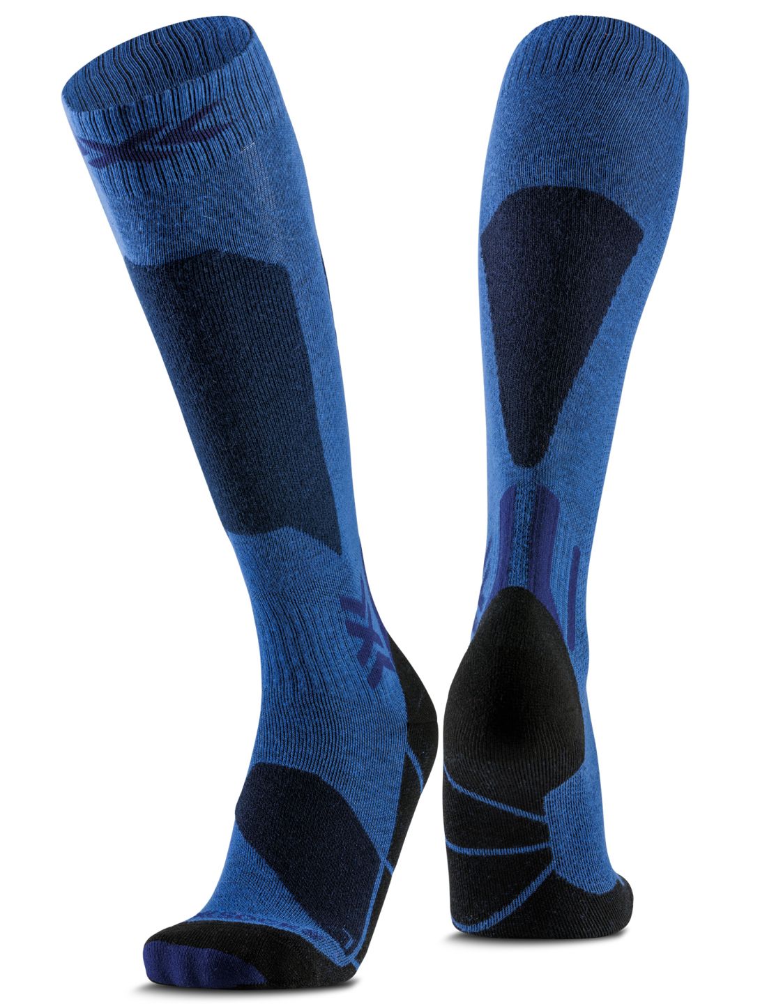 X-Socks, Ski Discover Otc compression socks kids Blue Blossom / Marine blue 