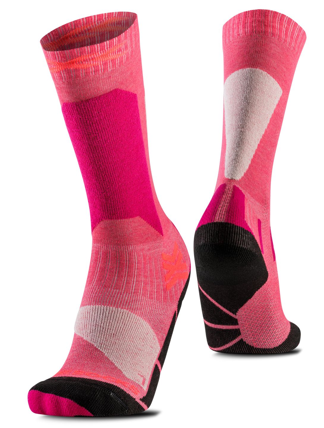 X-Socks, Ski Discover Otc compression socks kids Light Pink / Light Sand beige, pink 