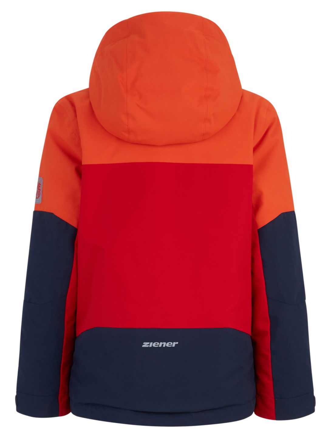 Ziener, Agimo Junior ski jacket kids Red Salsa blue, orange, red 