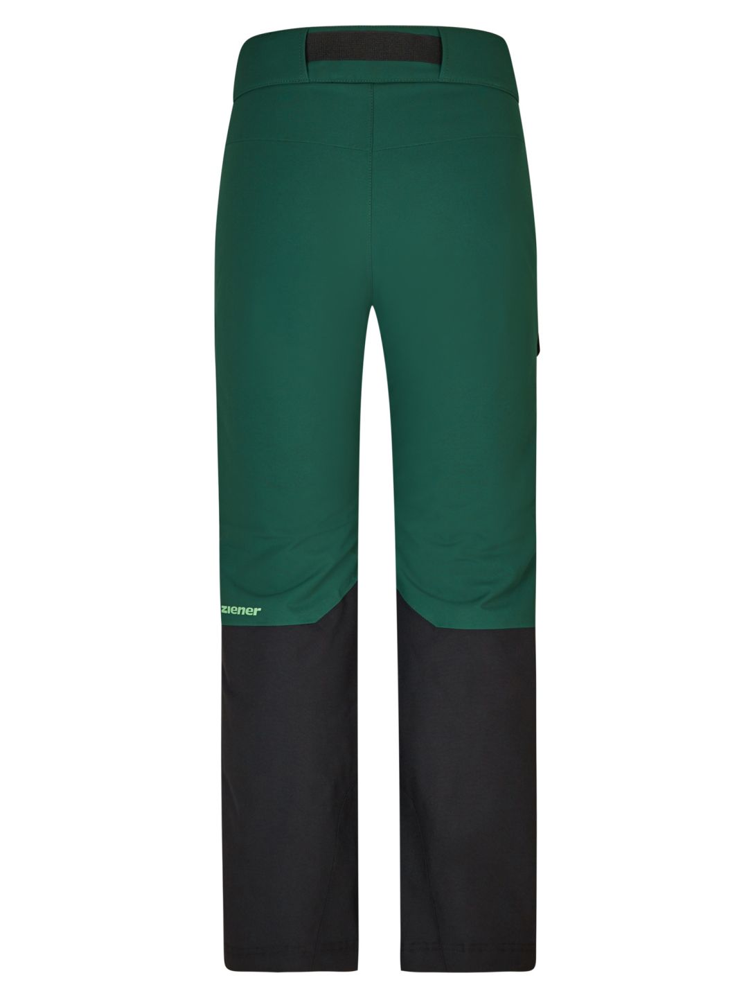 Ziener, Akando Junior ski pants kids Deep Green black, green 