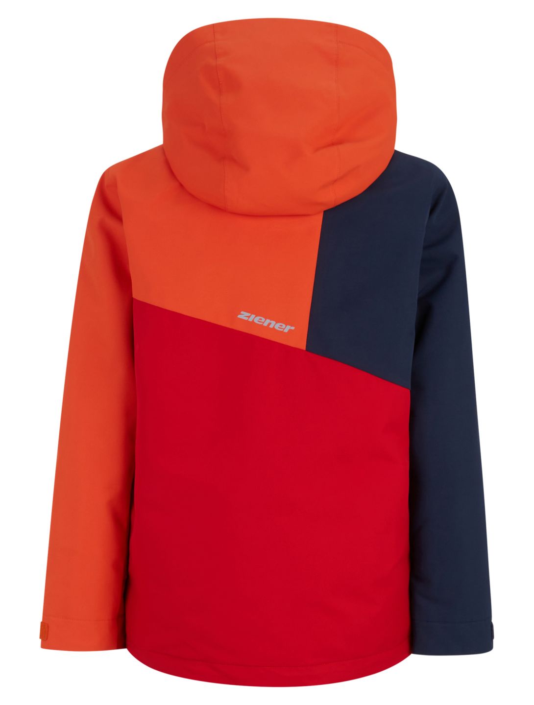 Ziener, Anzo Junior ski jacket kids Red Salsa blue, orange, red 