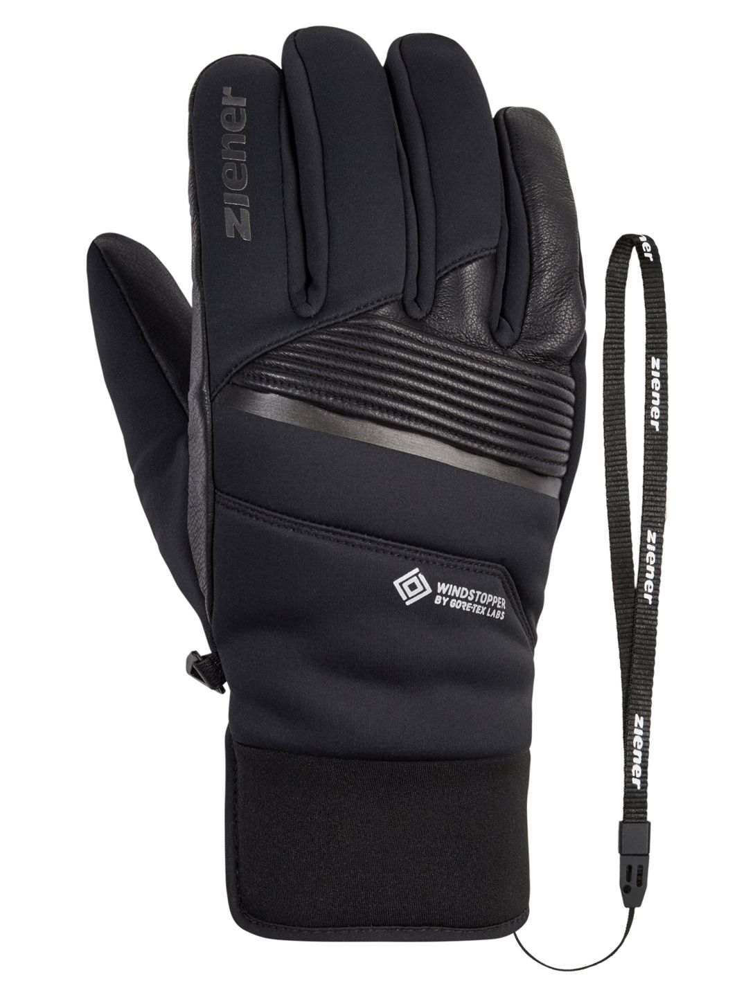 Ziener, Ganno WS ski gloves men Black black 