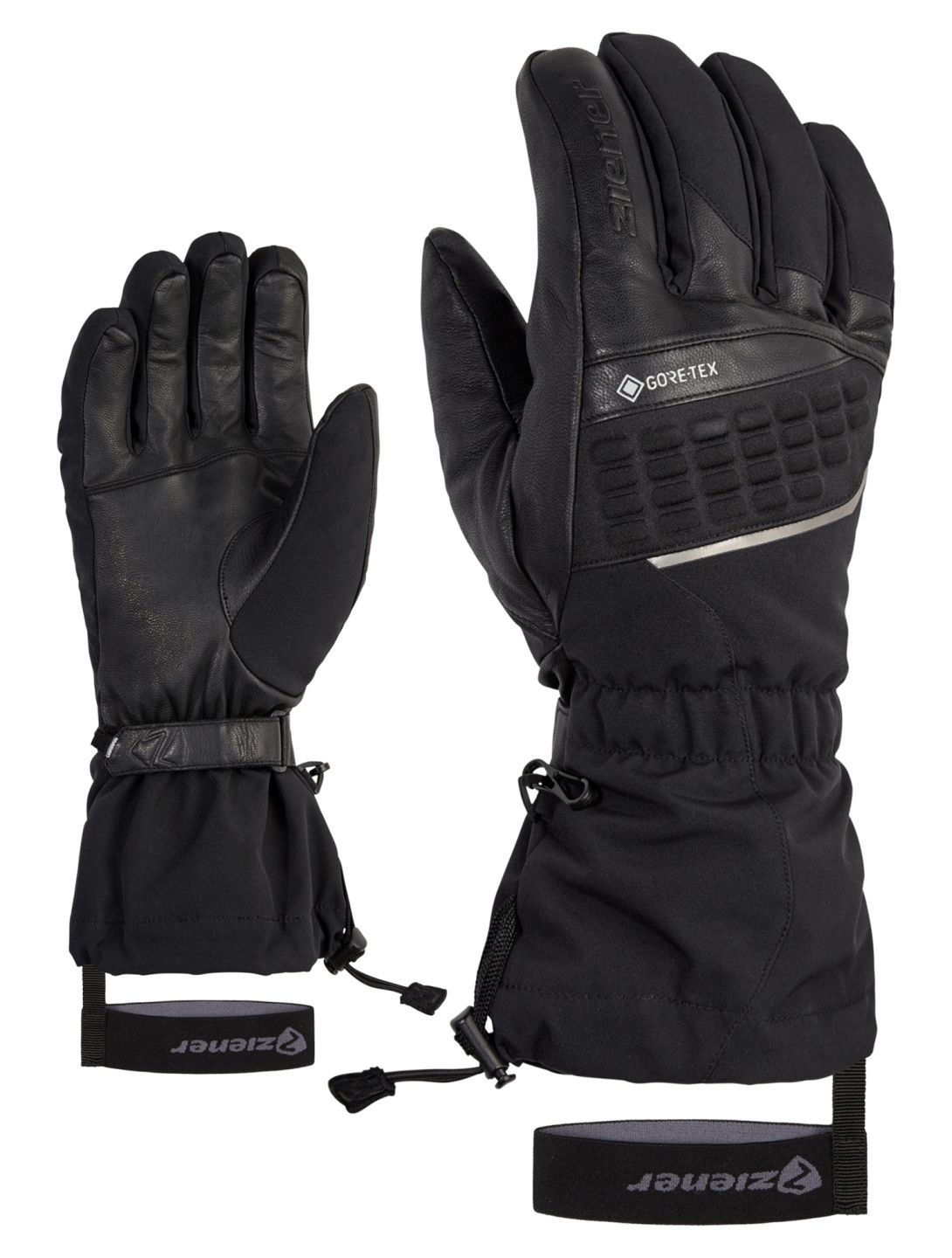 Ziener, Gastil GTX ski gloves men Black black 