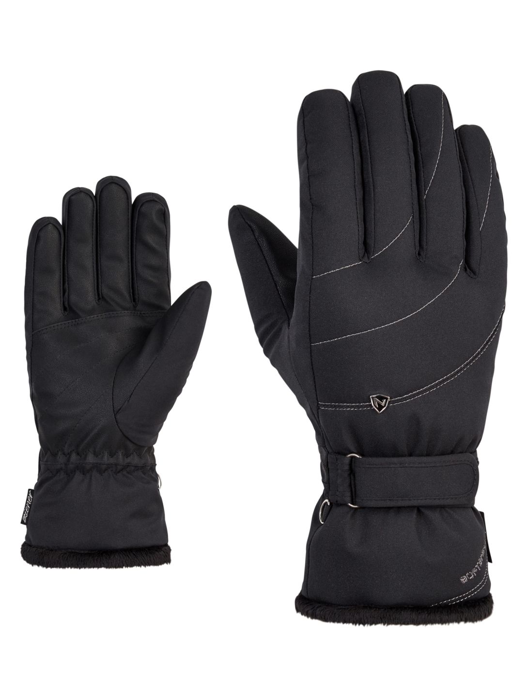 Ziener, Kahli PR Lady ski gloves women Black black 