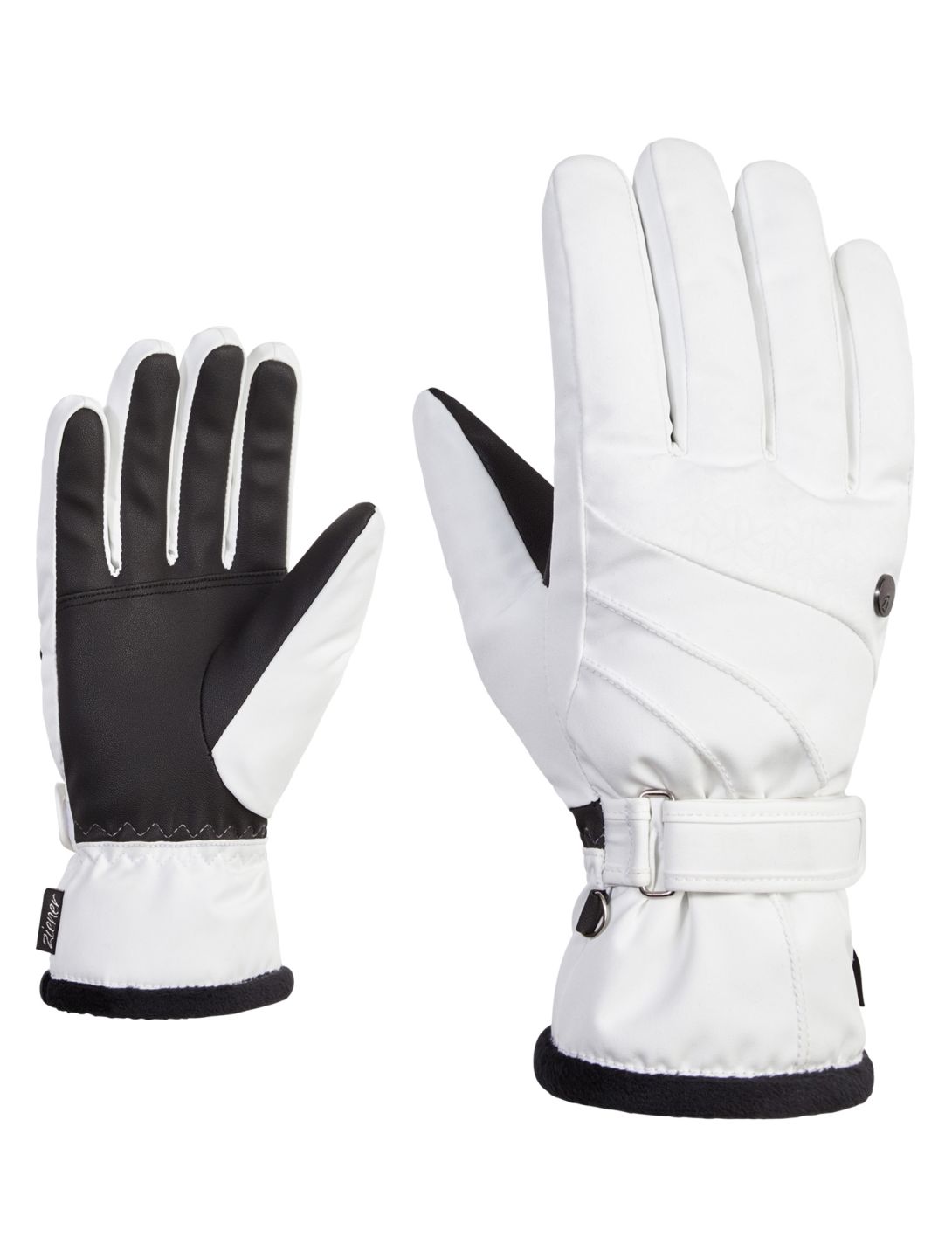 Ziener, Kasa ski gloves women white 