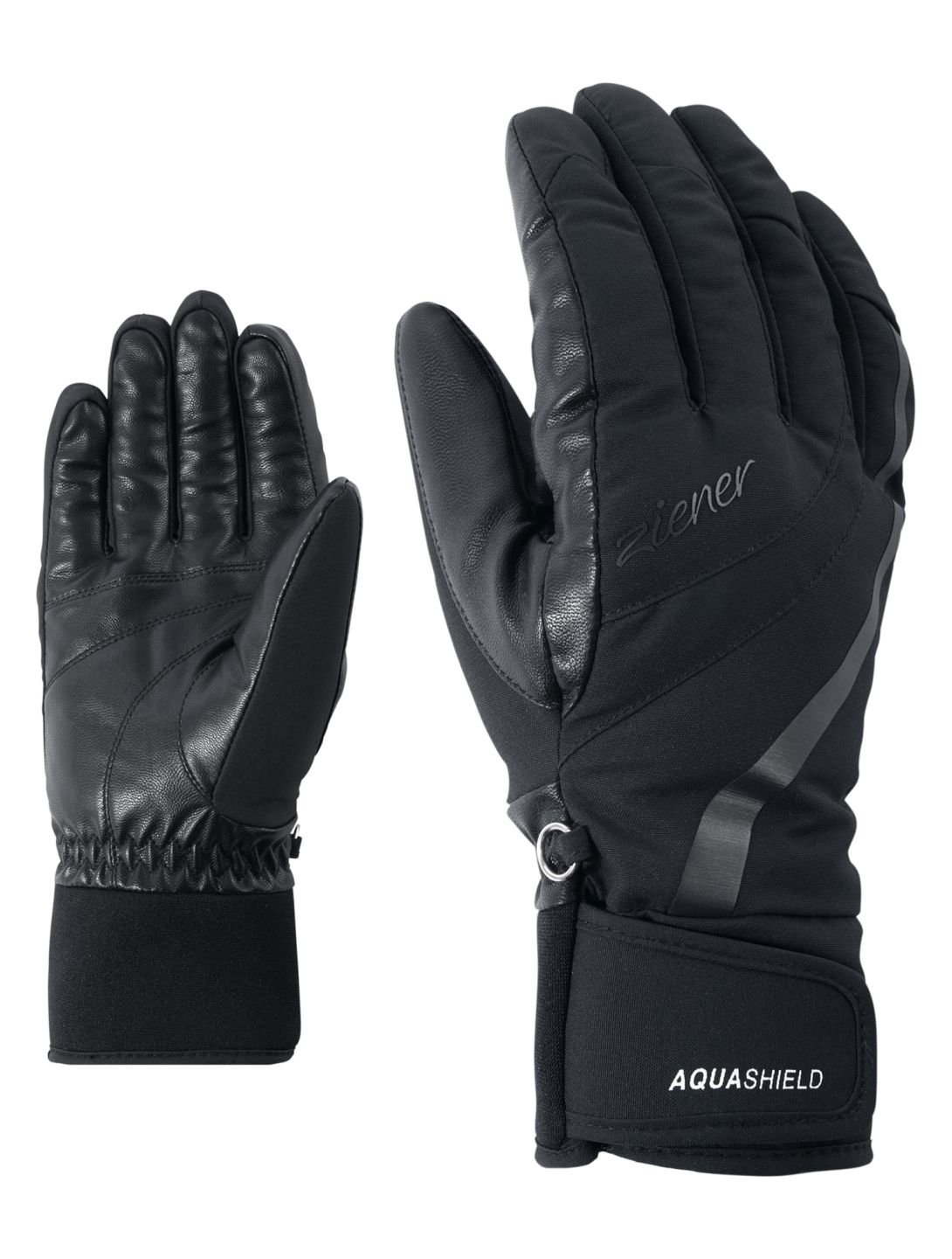 Ziener, Kitty AS® Lady ski gloves women Black black 