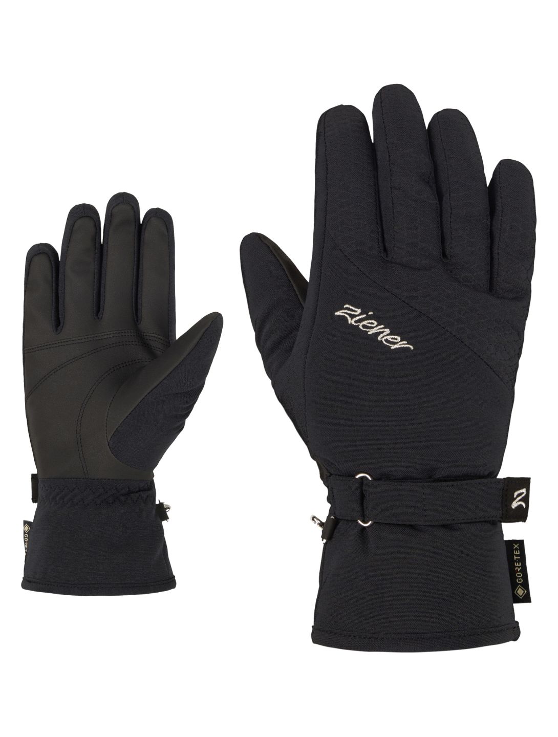 Ziener, Klaire GTX ski gloves women Black black 