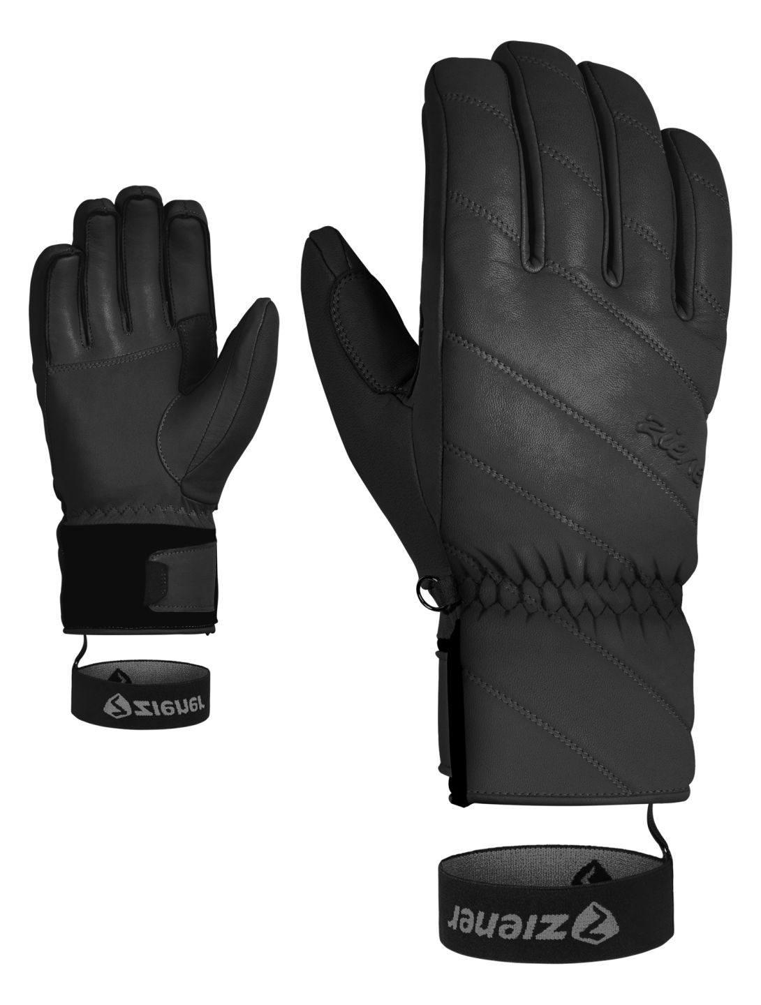 Ziener, Kuma AS® GL Lady ski gloves women Black black 