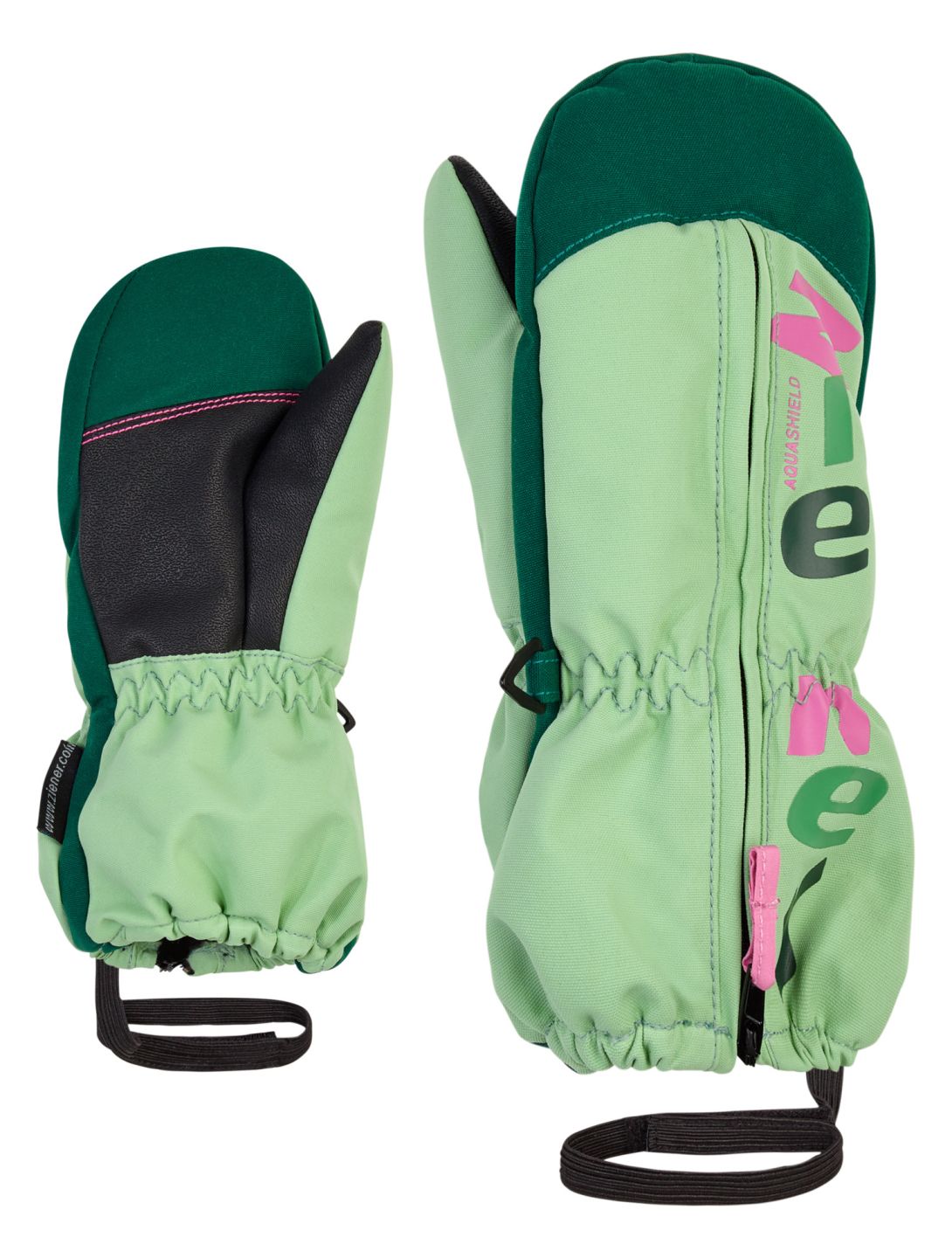 Ziener, Langelo AS ski gloves kids Pastel Green green 