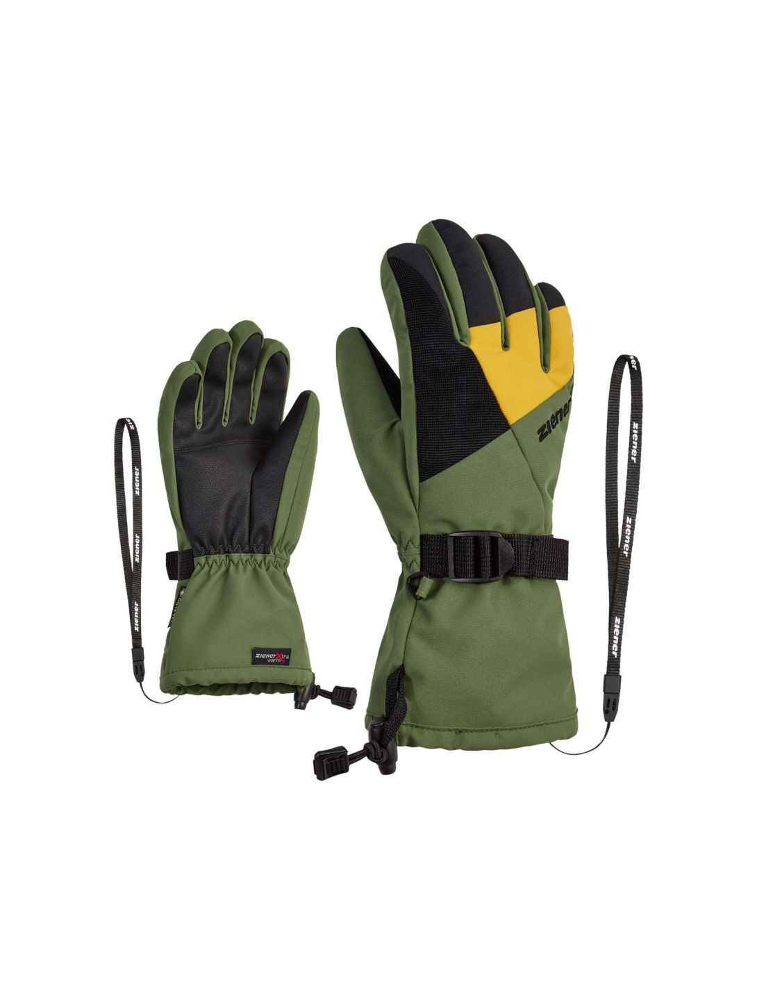 Ziener, Lani Gtx ski gloves kids tir green 