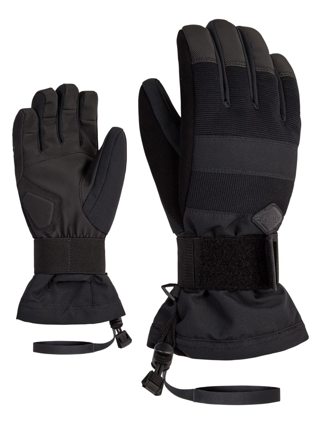 Ziener, Manu AS® Junior ski gloves kids Black black 