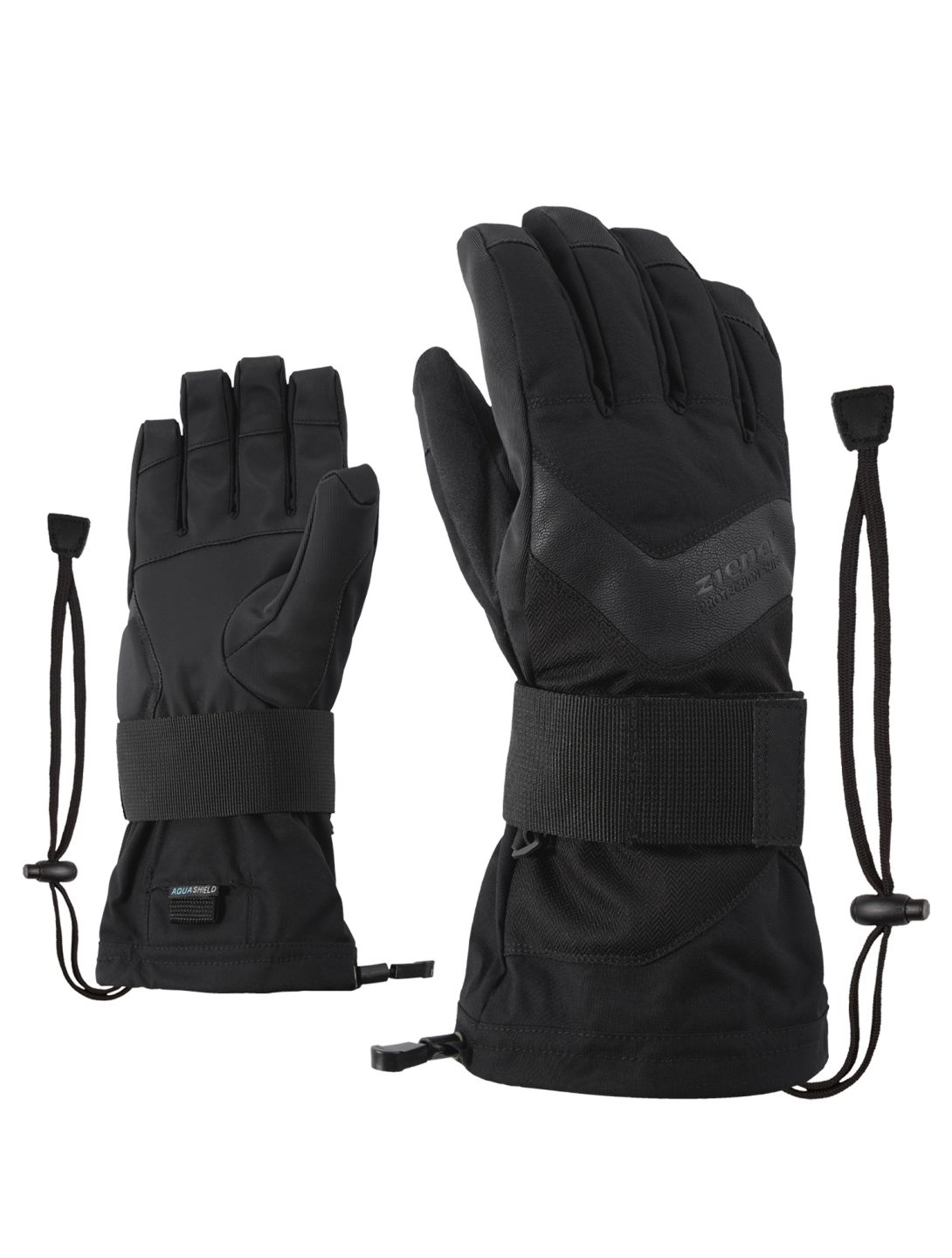 Ziener, Milan AS® ski gloves men Black Hb black 