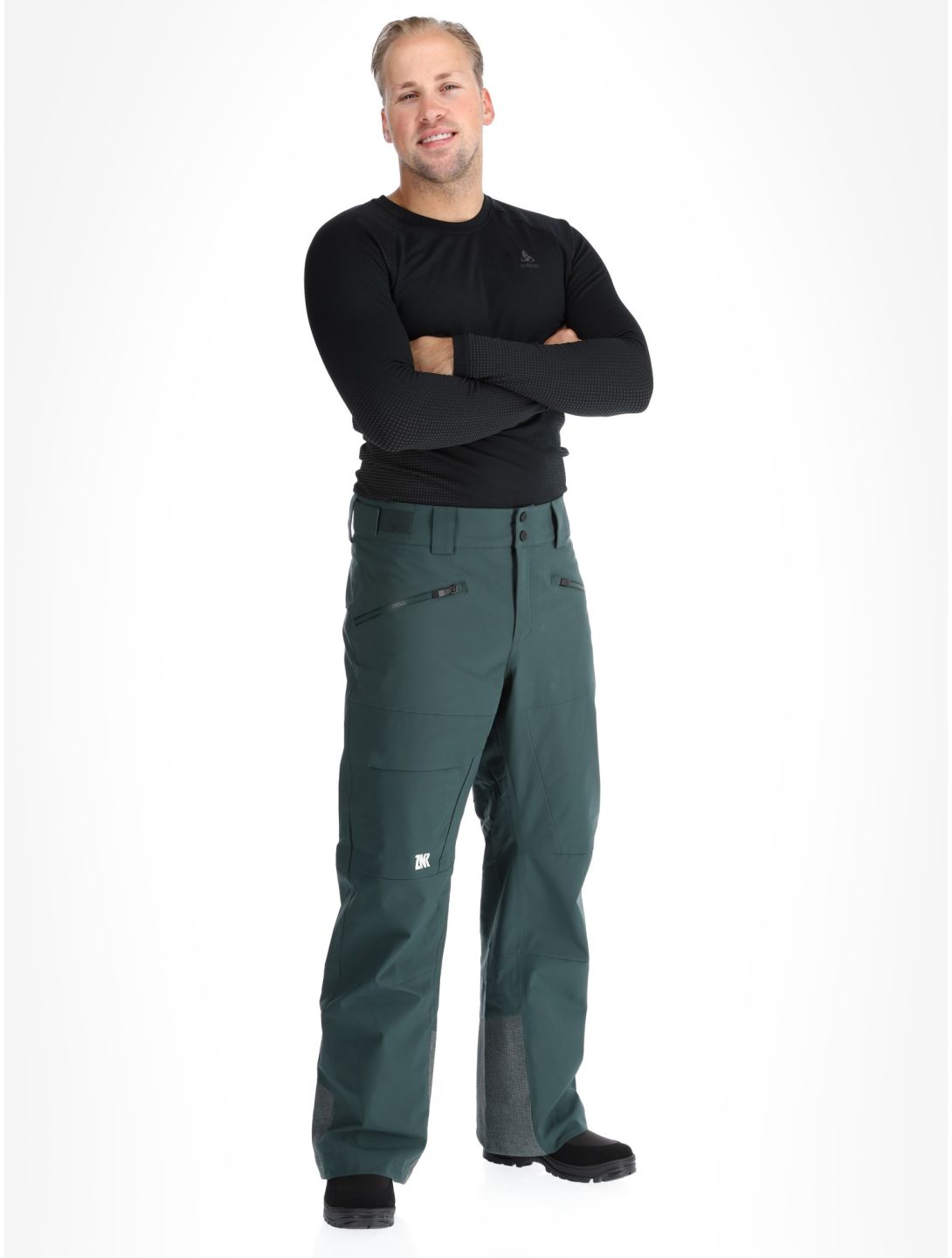 Ziener, Rappold ski pants men Dark Jungle green 