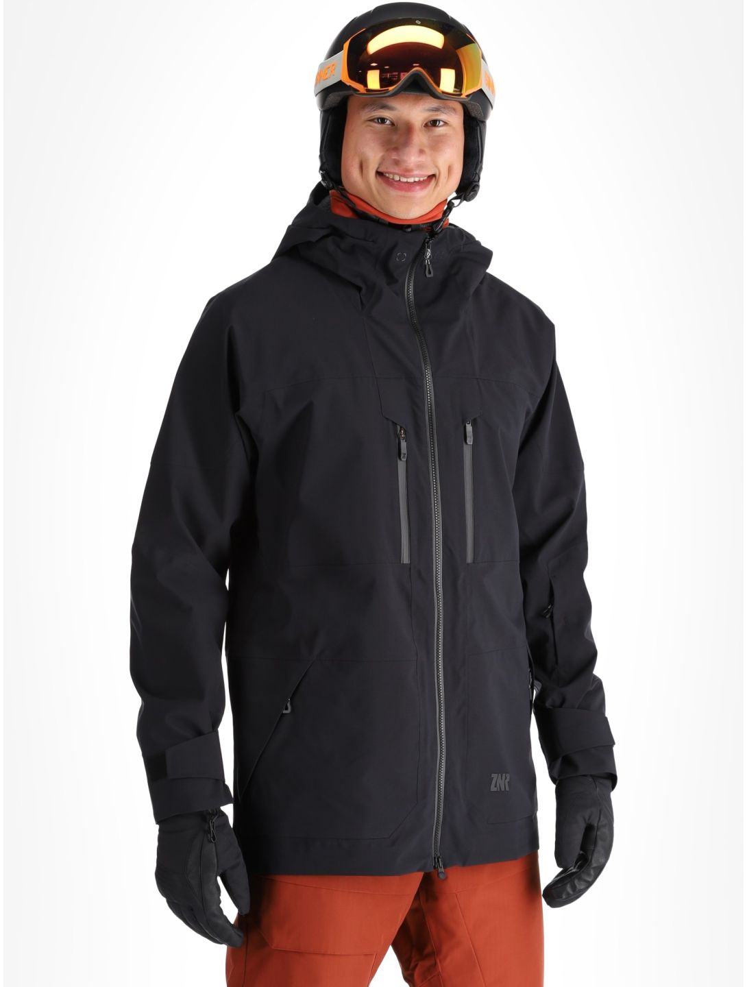 Ziener, Reyk ski jacket men Black black 