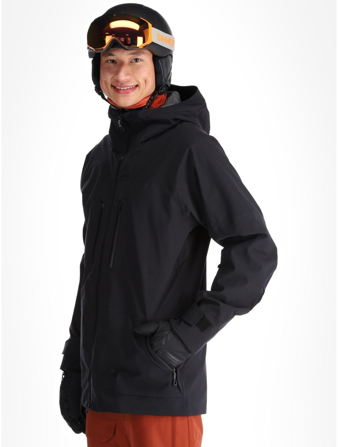 Ziener, Reyk ski jacket men Black black 