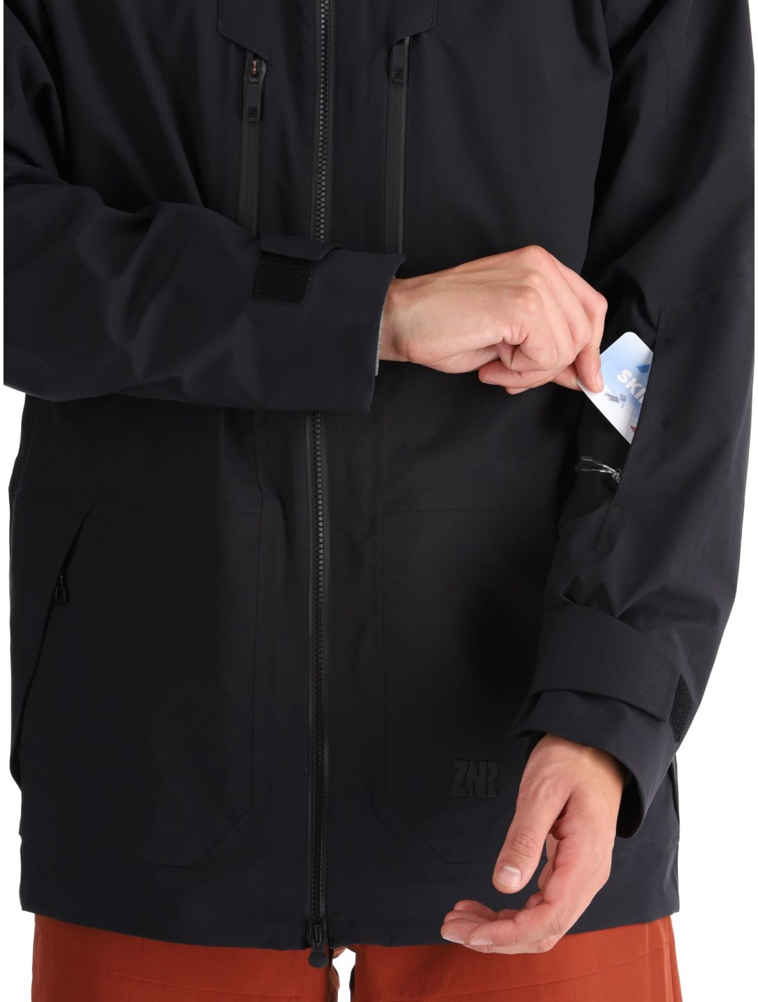 Ziener, Reyk ski jacket men Black black 