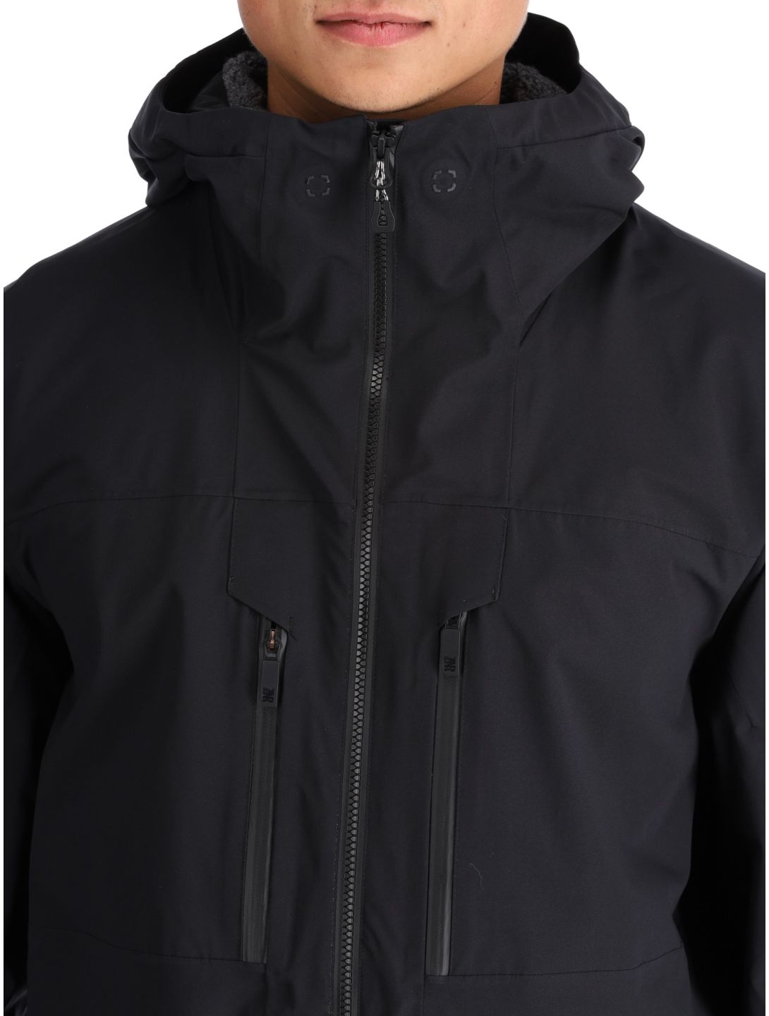 Ziener, Reyk ski jacket men Black black 