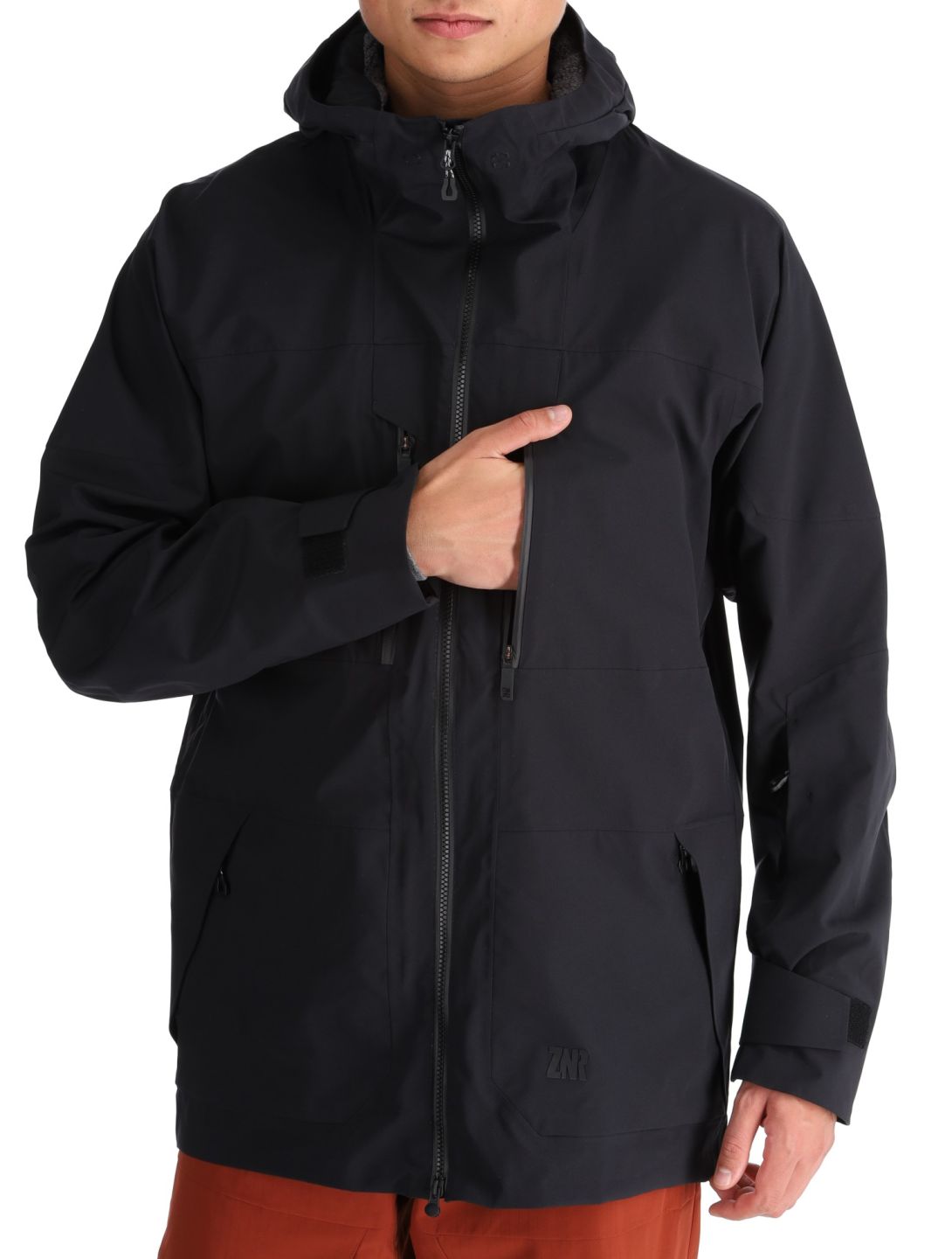 Ziener, Reyk ski jacket men Black black 