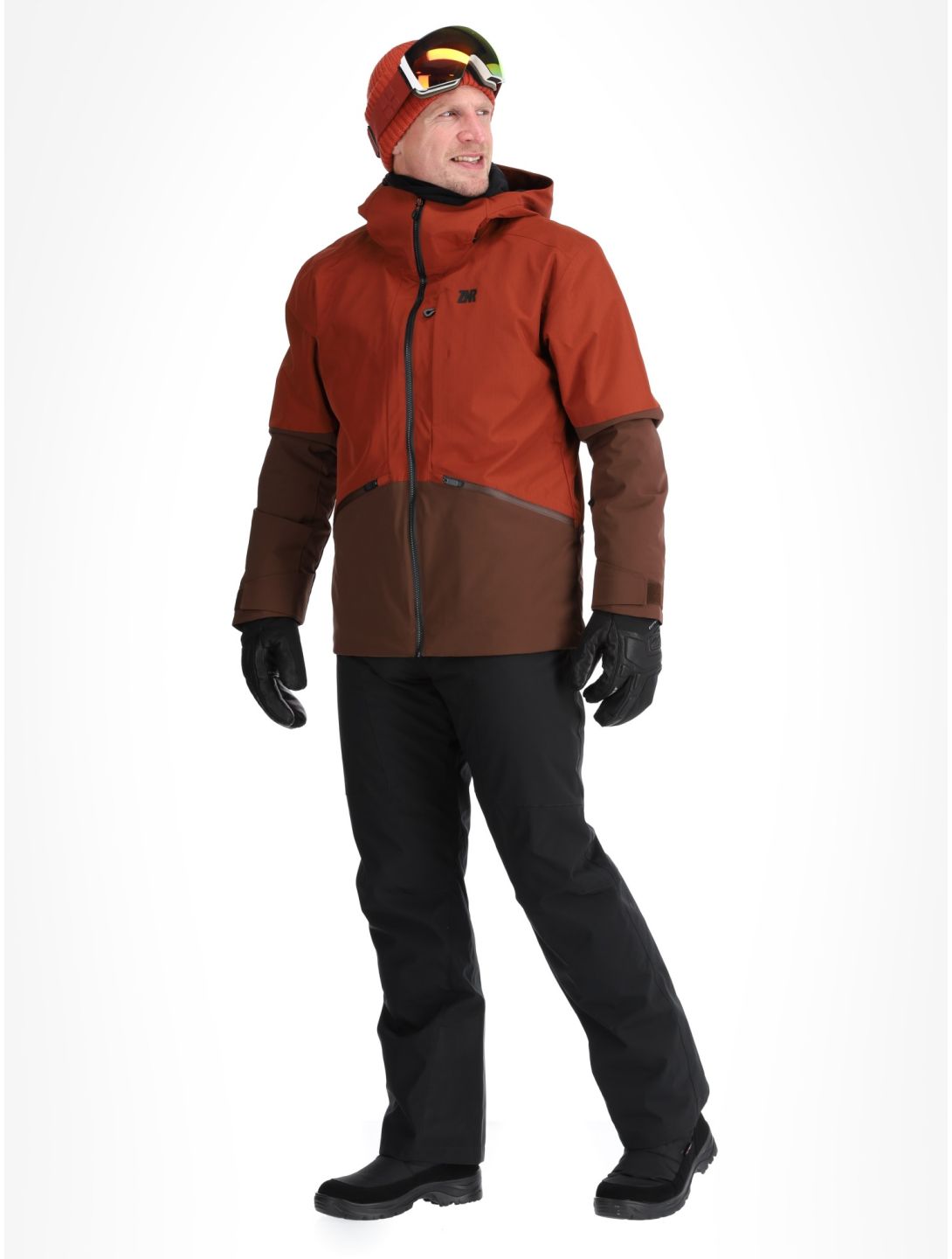 Ziener, Rikard ski jacket men Woody Brown brown 