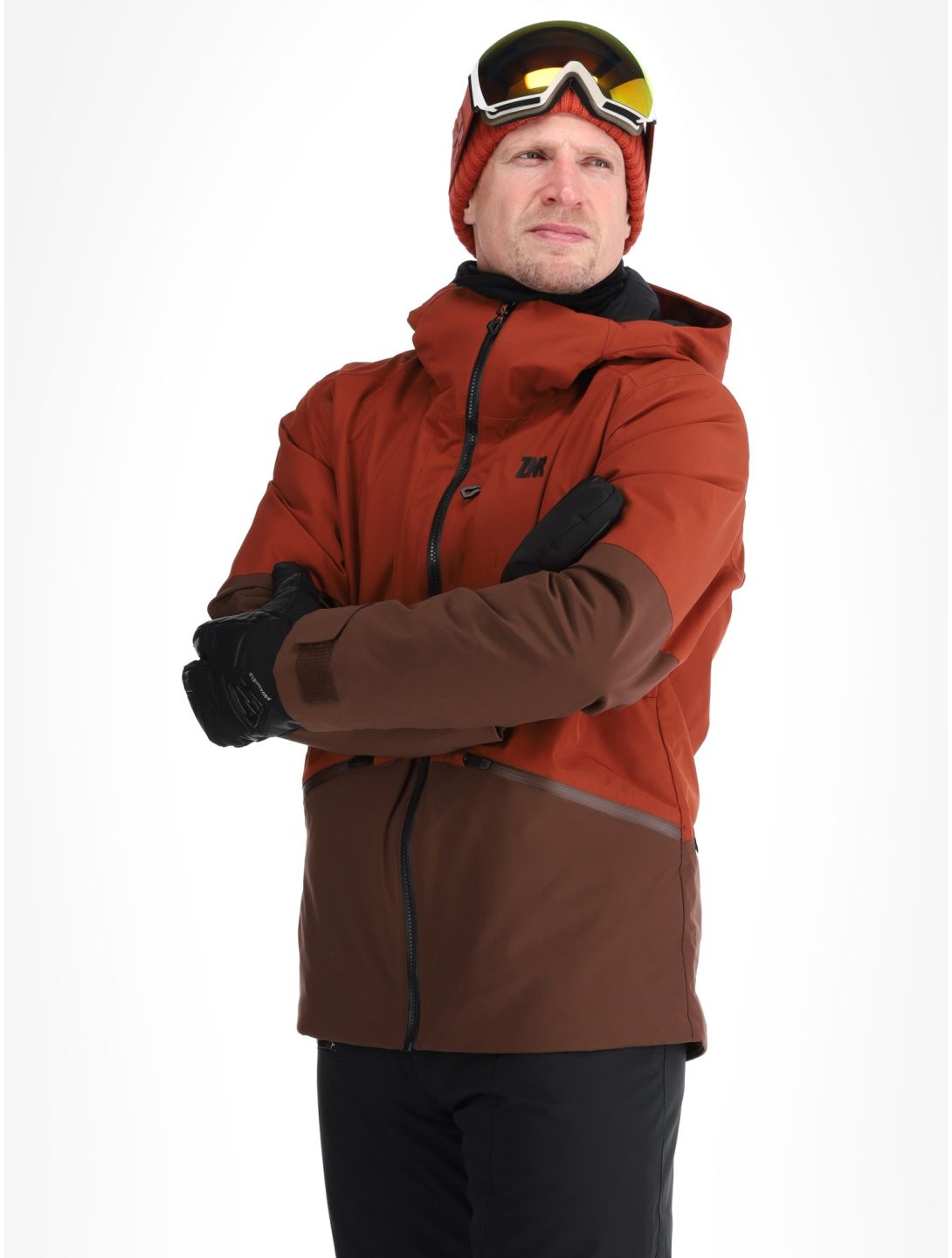 Ziener, Rikard ski jacket men Woody Brown brown 