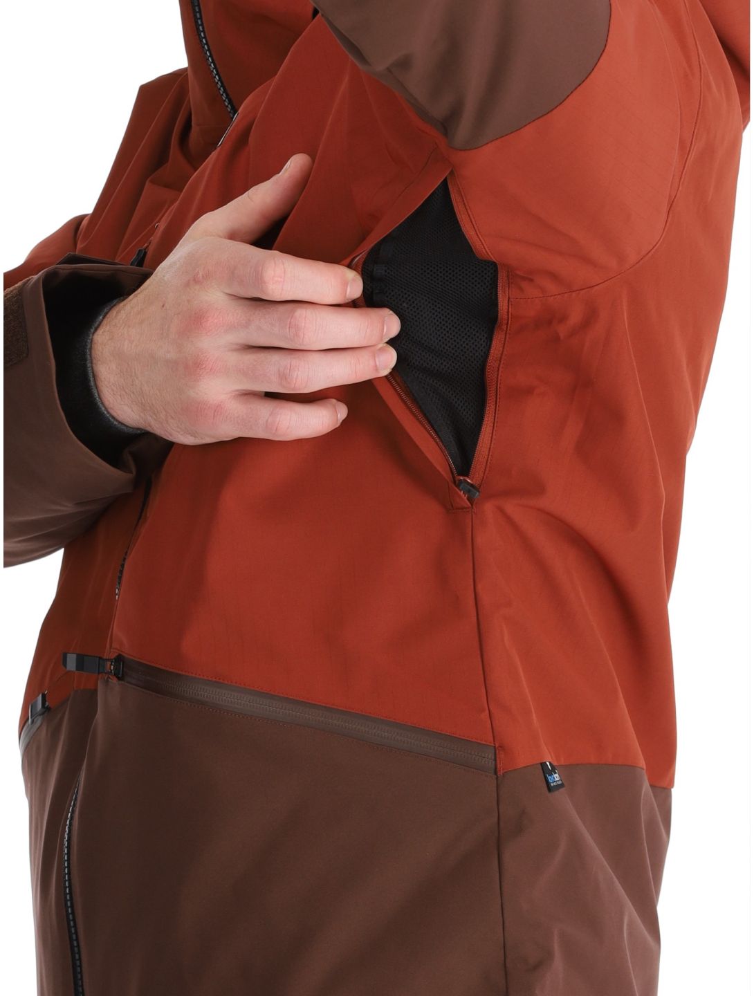 Ziener, Rikard ski jacket men Woody Brown brown 