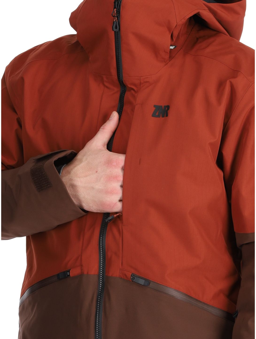 Ziener, Rikard ski jacket men Woody Brown brown 