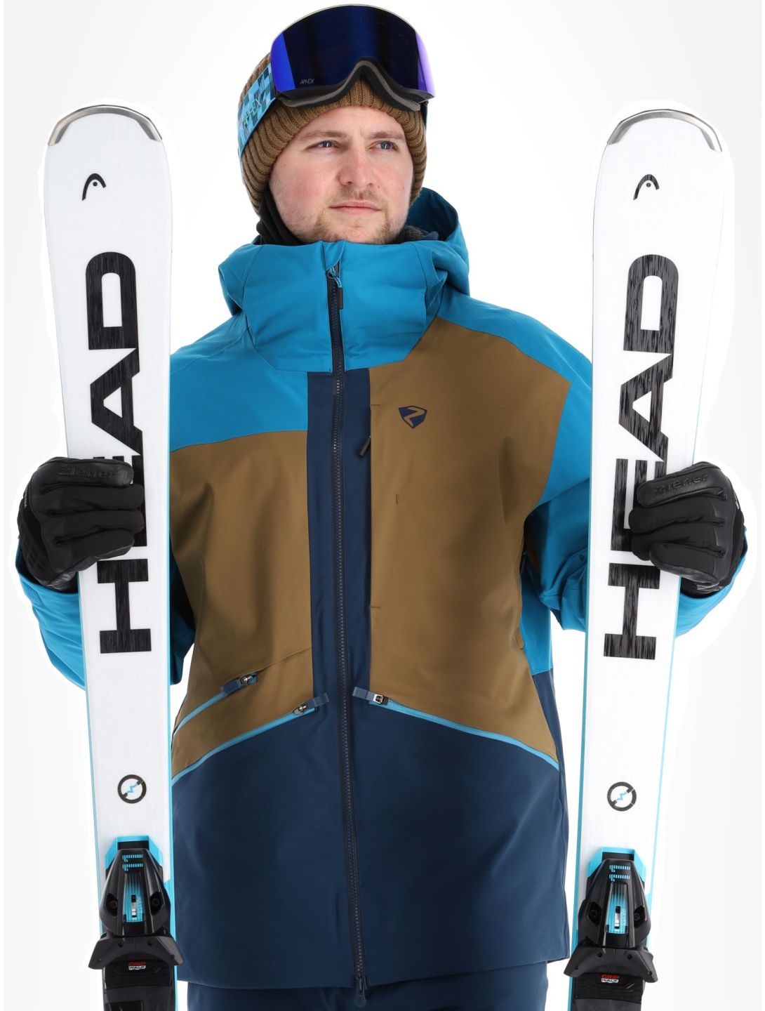 Ziener, Tahan hardshell ski jacket men Hale Navy blue 