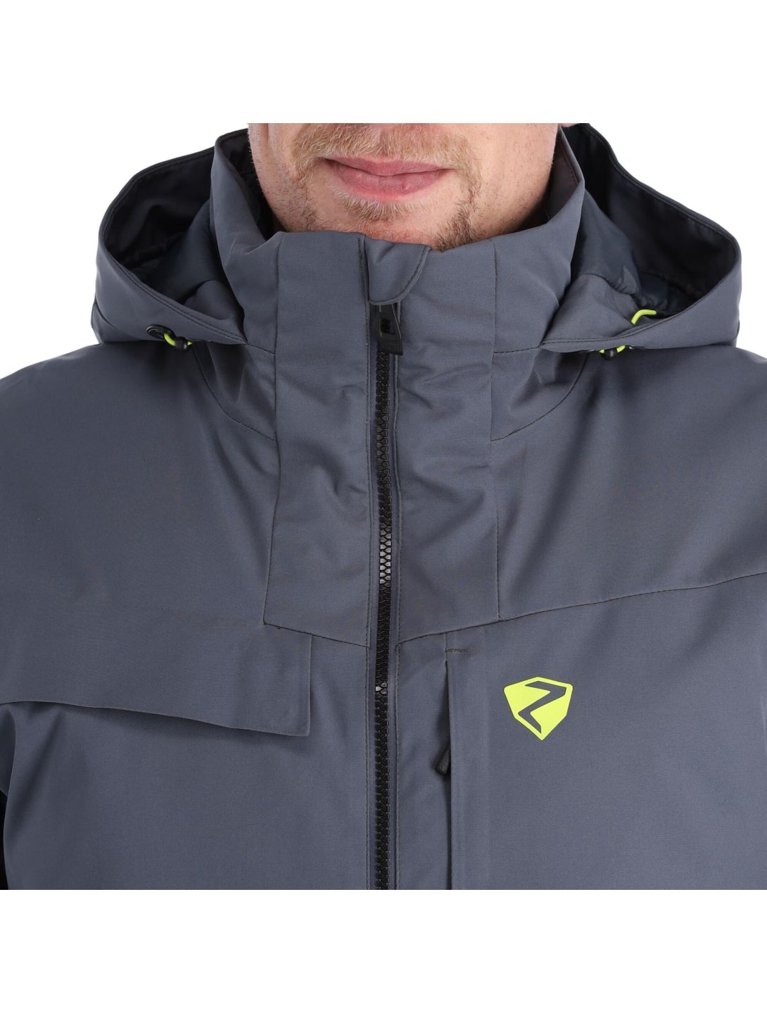 Ziener, Tarpu ski jacket men ombre grey 