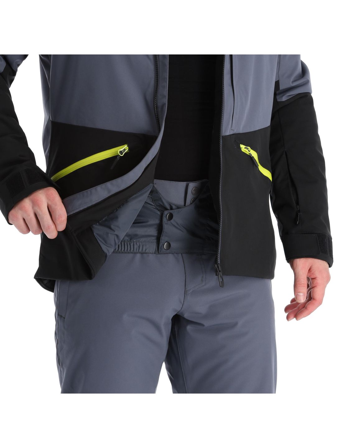 Ziener, Tarpu ski jacket men ombre grey 