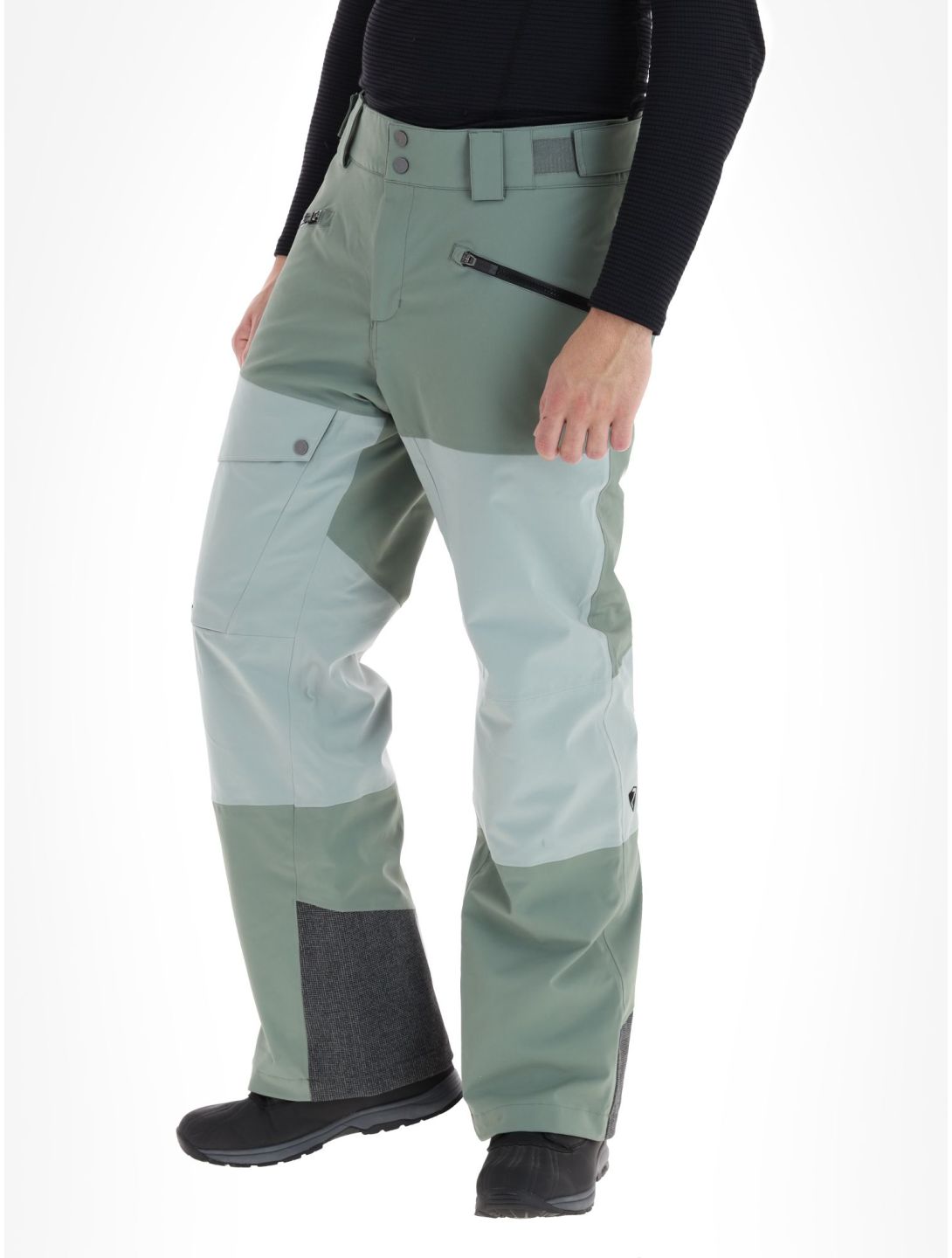 Ziener, Tiffin ski pants men Green Mud green 