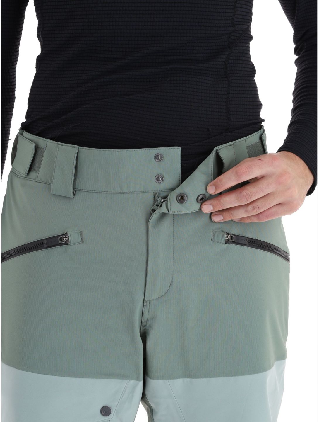 Ziener, Tiffin ski pants men Green Mud green 