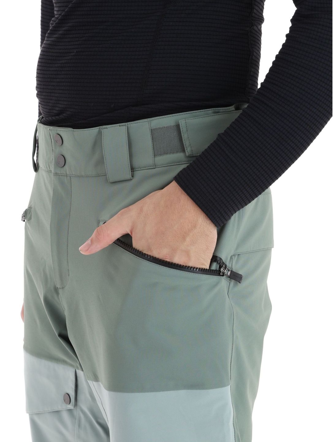 Ziener, Tiffin ski pants men Green Mud green 