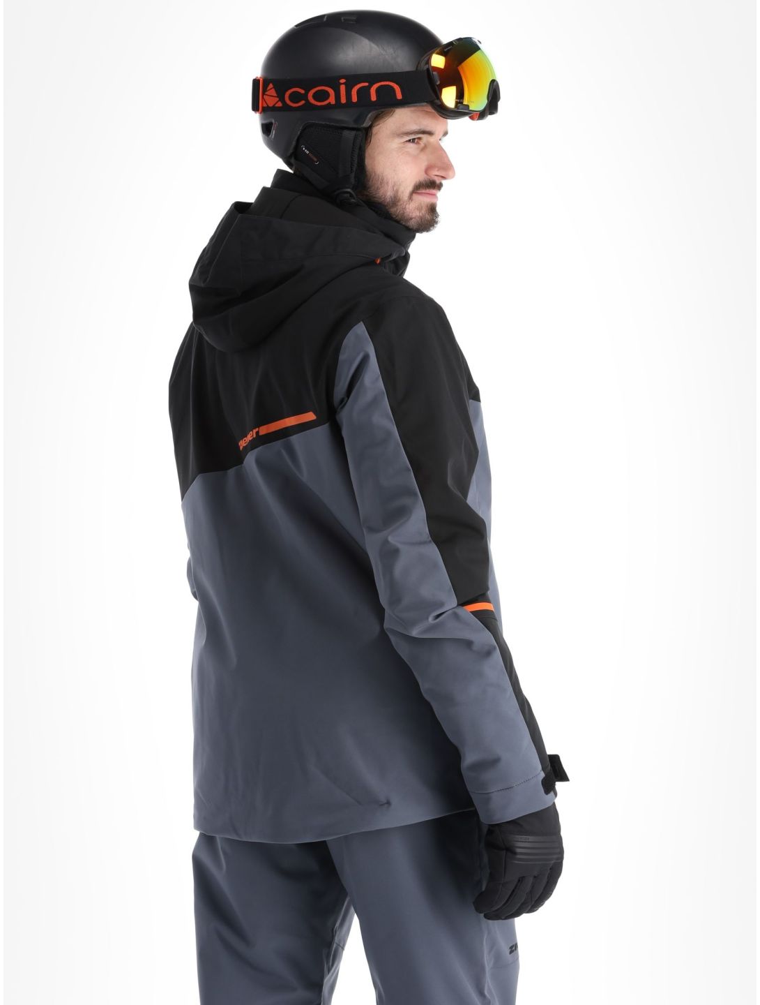 Ziener, Timpa ski jacket men Ombre black, grey 