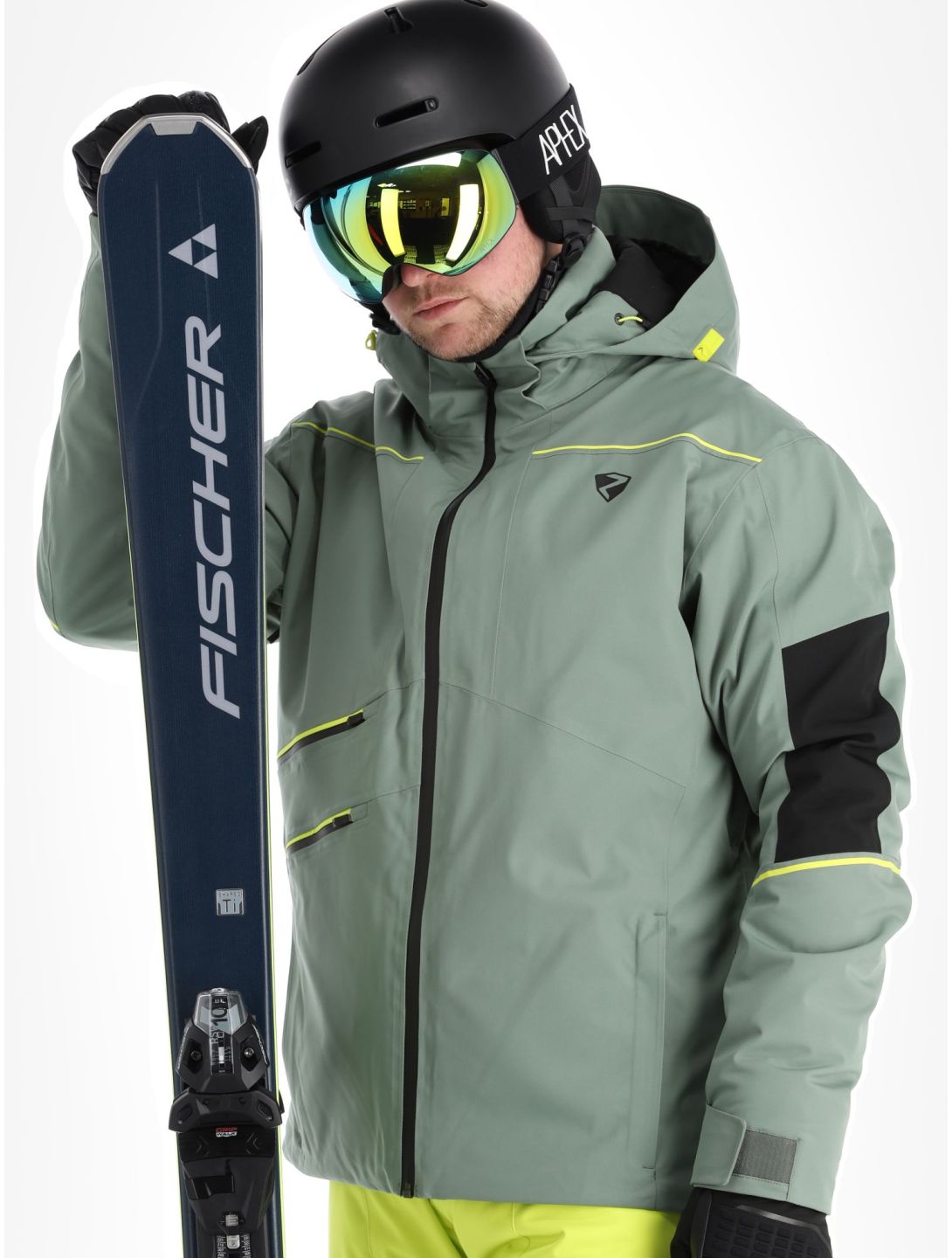 Ziener, Toaca ski jacket men Green Mud green 