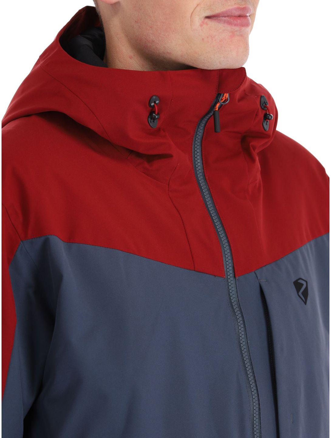 Ziener, Triglav ski jacket men Red Cabin grey, red 