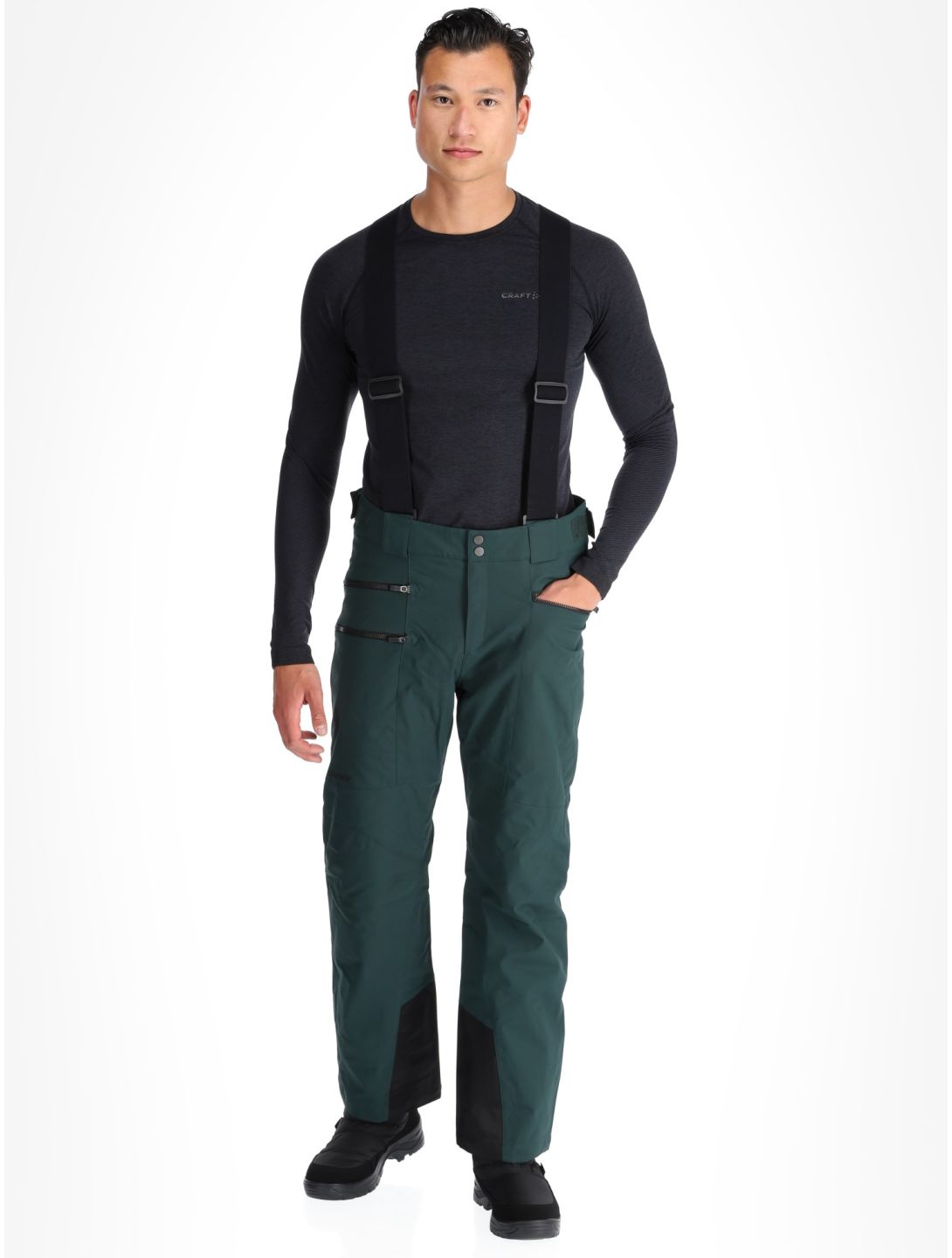 Ziener, Tronador ski pants men Dark Jungle green 