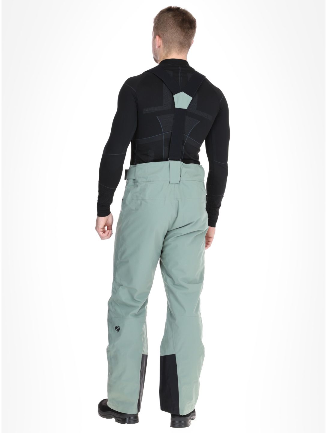 Ziener, Tronador ski pants men Green Mud green 