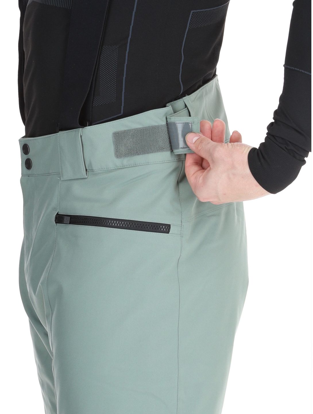 Ziener, Tronador ski pants men Green Mud green 