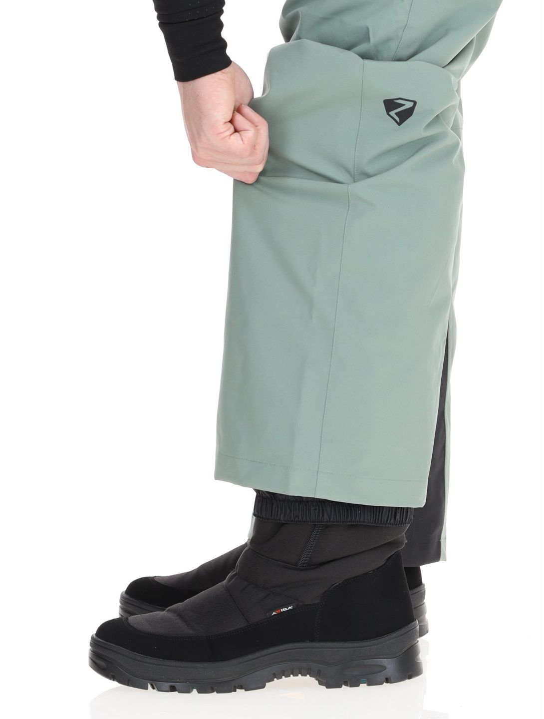 Ziener, Tronador ski pants men Green Mud green 