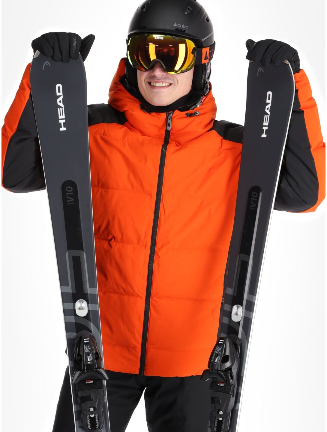 Ziener, Tyers ski jacket men Orange Pumpkin orange 