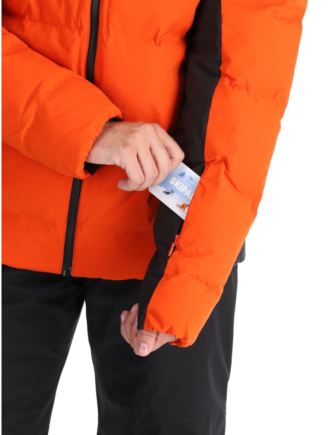 Ziener, Tyers ski jacket men Orange Pumpkin orange 