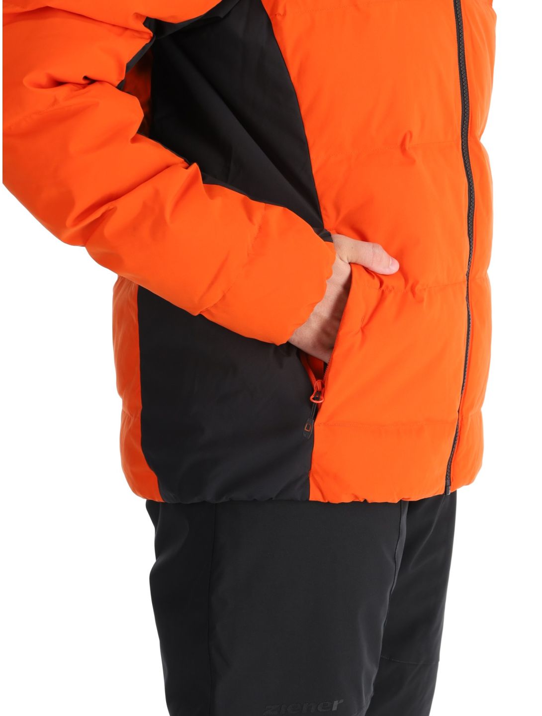 Ziener, Tyers ski jacket men Orange Pumpkin orange 