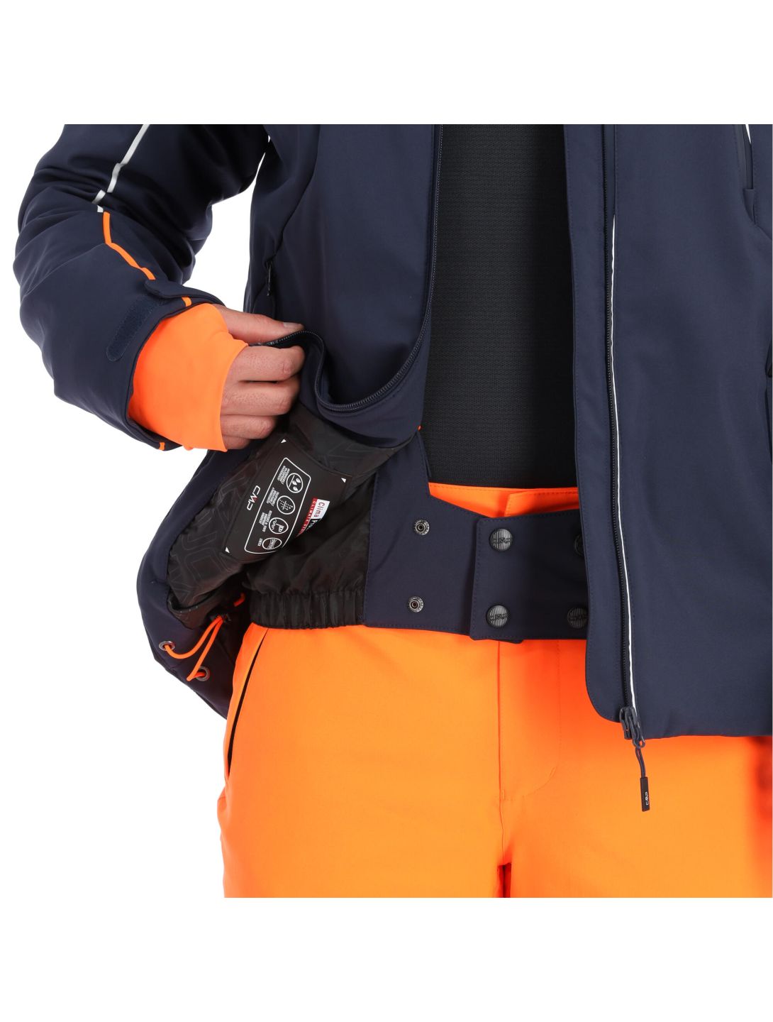 CMP, 30W0317 softshell ski jacket men navy blue