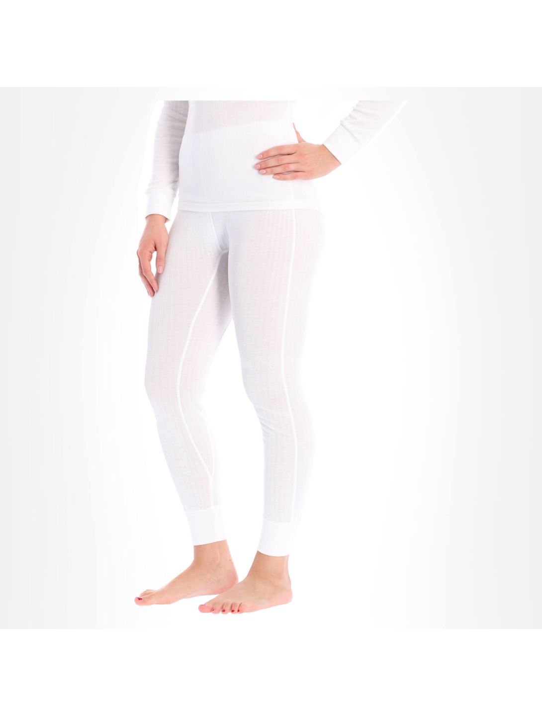 Avento, Thermal Pants thermal pants women White white 