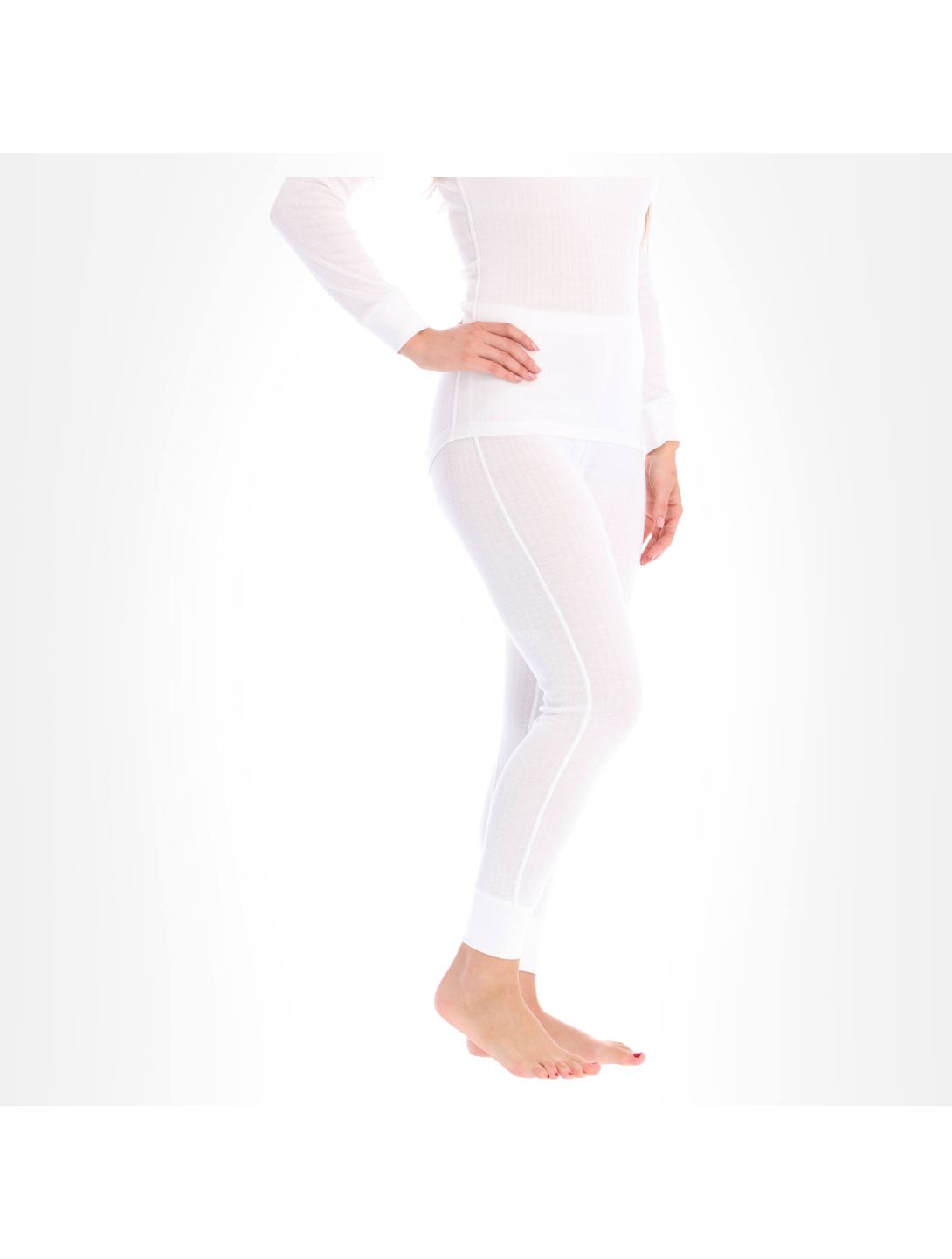 Avento, Thermal Pants thermal pants women White white 