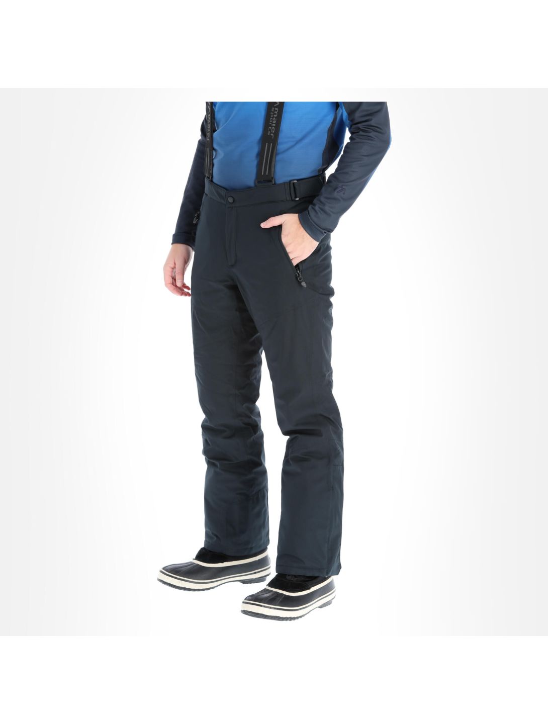 Maier Sports, Anton 2 ski pants plus size men black 