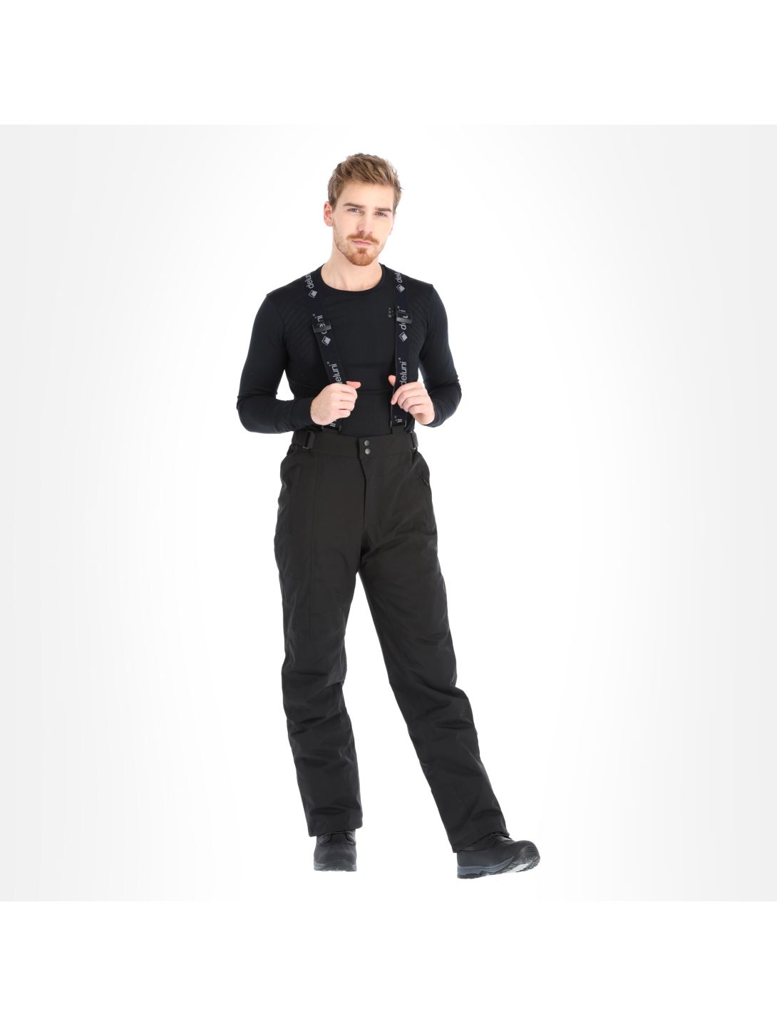 Deluni, Challenger ski pants short model men black 