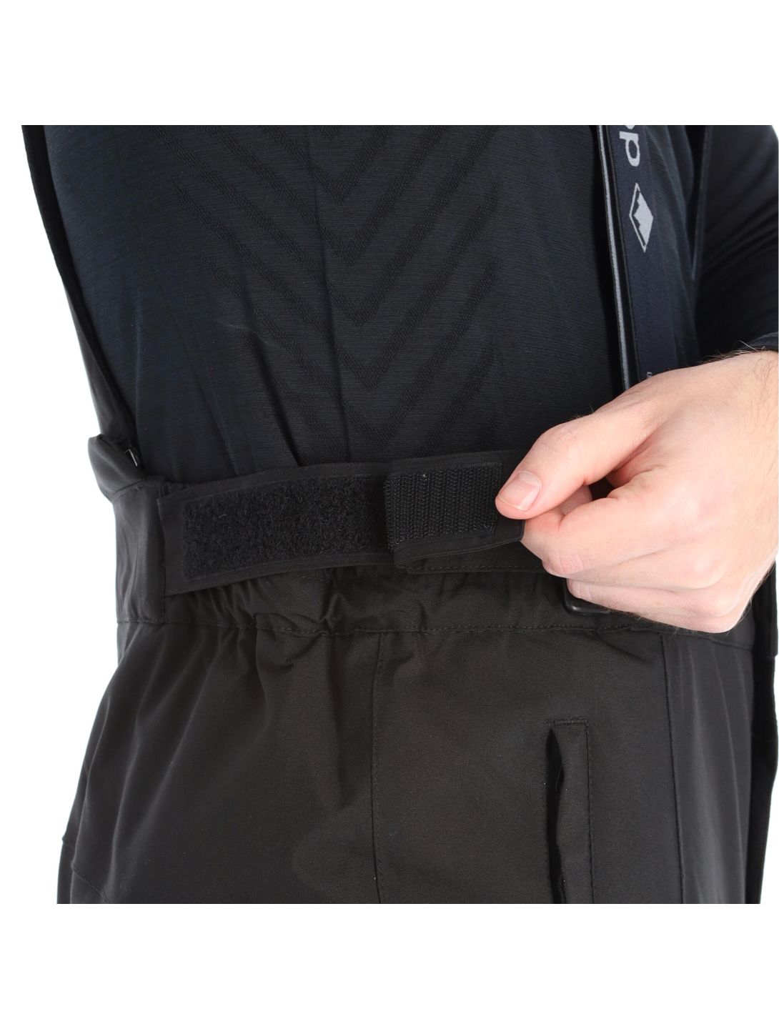 Deluni, Challenger ski pants short model men black 