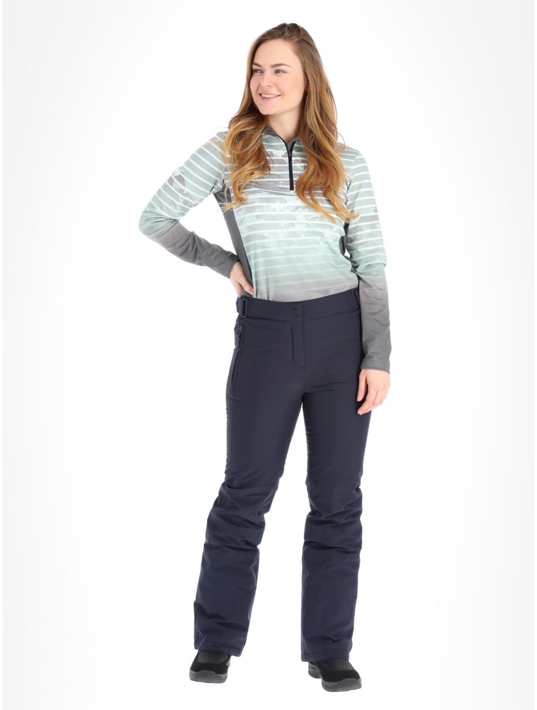 Maier Sports, Vroni slim ski pants women Night Sky blue 